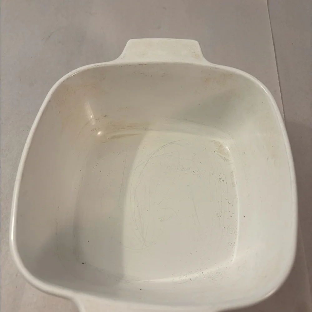 Corningware White Dish Vintage Ware Corning A 1.5 Quart B Festival Blue Birds - Picture 9 of 9